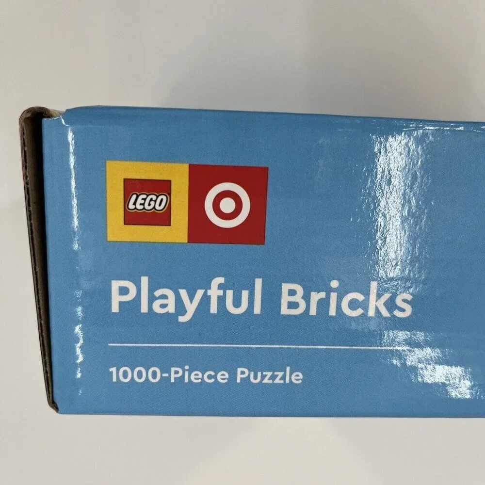 NEW LEGO x TARGET 1000 Piece Puzzle Playful Bricks Colorful Homeschool